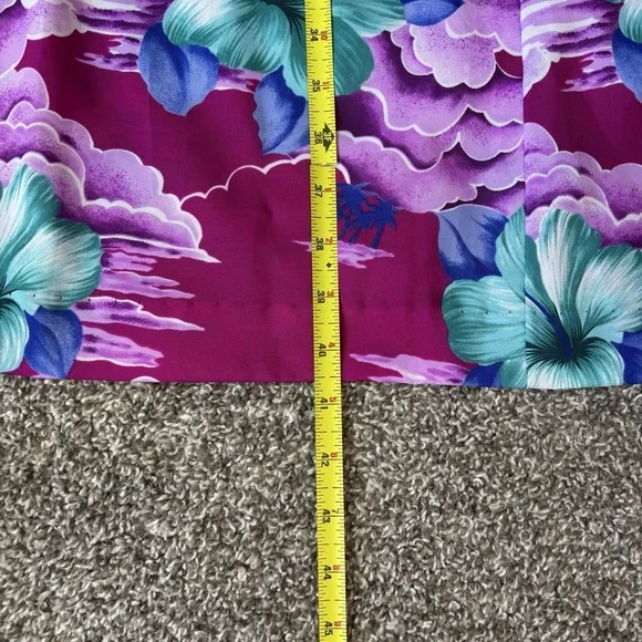 Vintage Hilo Hattie's Womens Muumuu Hawaiian House Dress Size M Floral Tropical - Picture 10 of 10